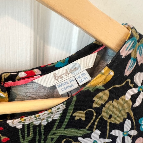 Boden Floral Print Women's Dress - Picture 2 of 9